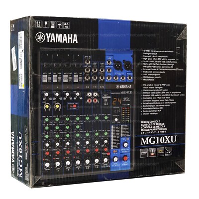 Yamaha MG10XU 10 Input Stereo Mixer with Effects | eBay