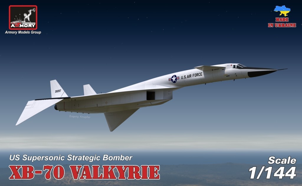 North American XB-70 Valkyrie Strategic Bomber (Model kit ) 1/144