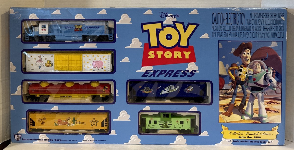 Vintage 1996 IHC HO Scale Toy Story Train Set New Great
