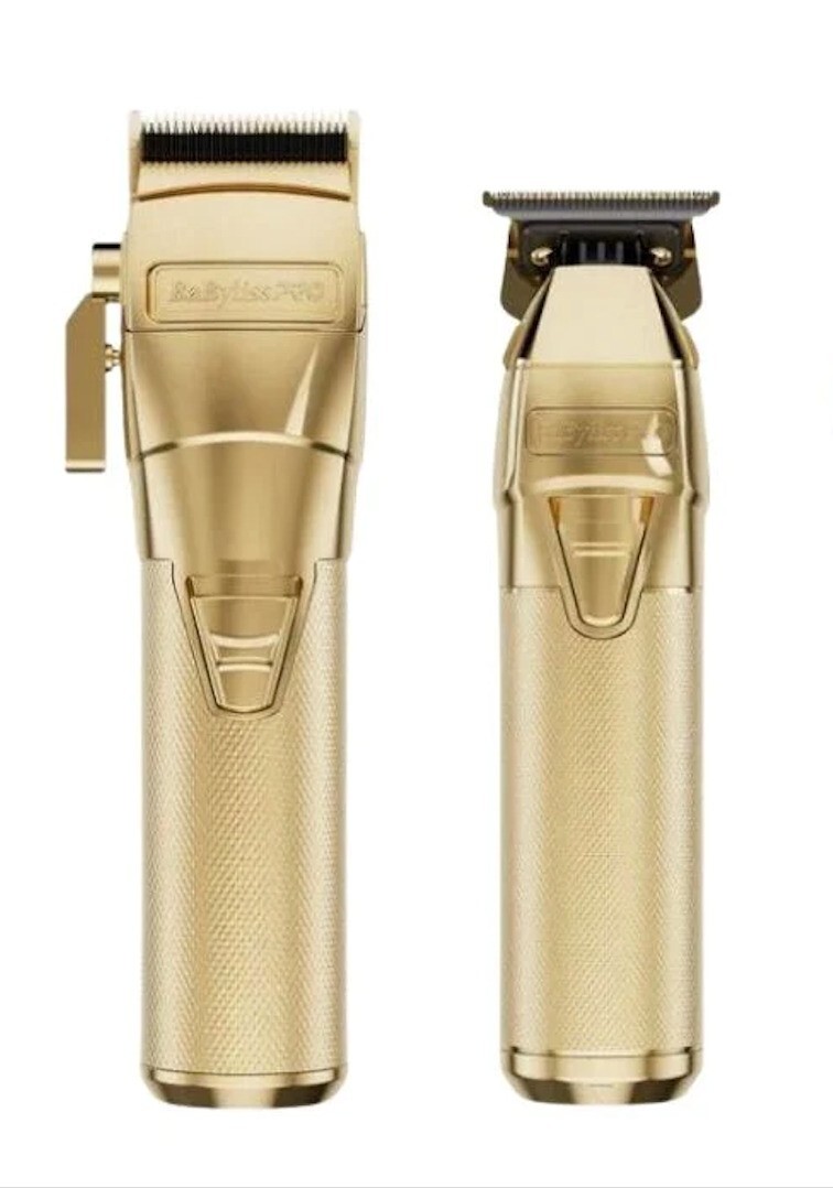 BaByliss PRO FX ONE Gold FX Clipper & FXONE Gold Trimmer SET