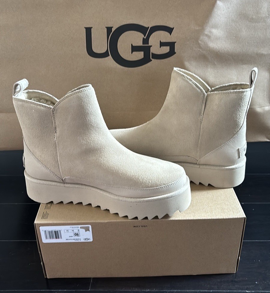 Ugg Australia Womens Alina Mini Platform Boot MUSTARD SEED Size 10