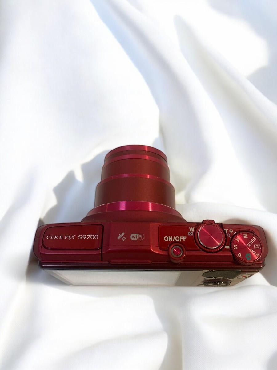 Mint ]Nikon COOLPIX S9700 Red Compact Digital Camera 30x Optical
