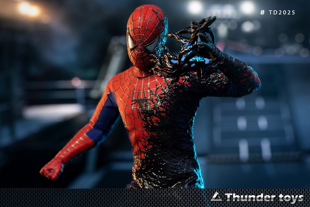 Thunder Toys TD2025B 1/6 Half Black SpiderMan 12