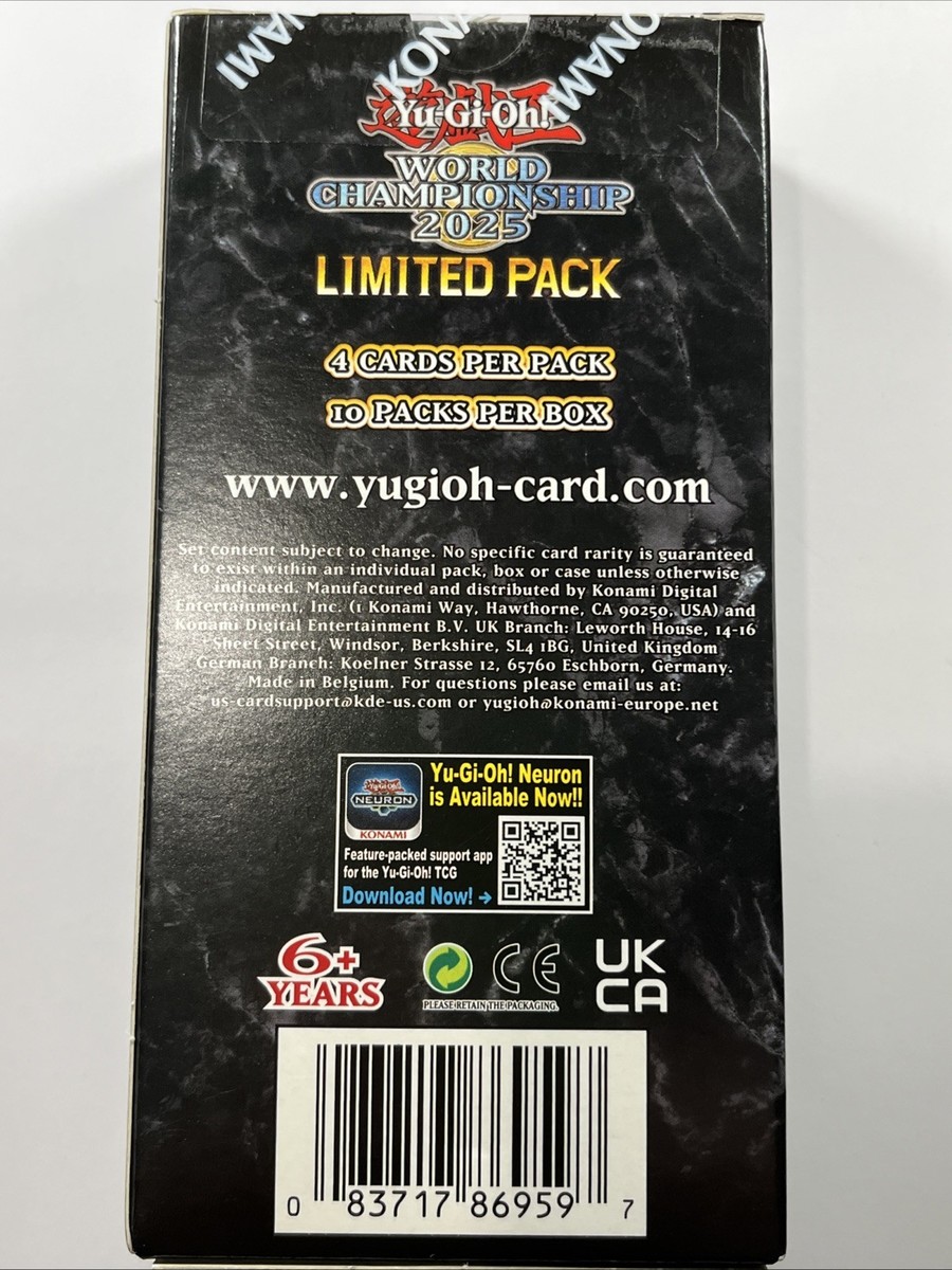 Yu-Gi-Oh! World Championship 2025 Limited Pack English Edition (10