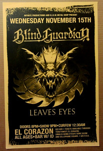 ブラインド・ガーディアン ポスター フラッグ ヴィンテージ 1994年