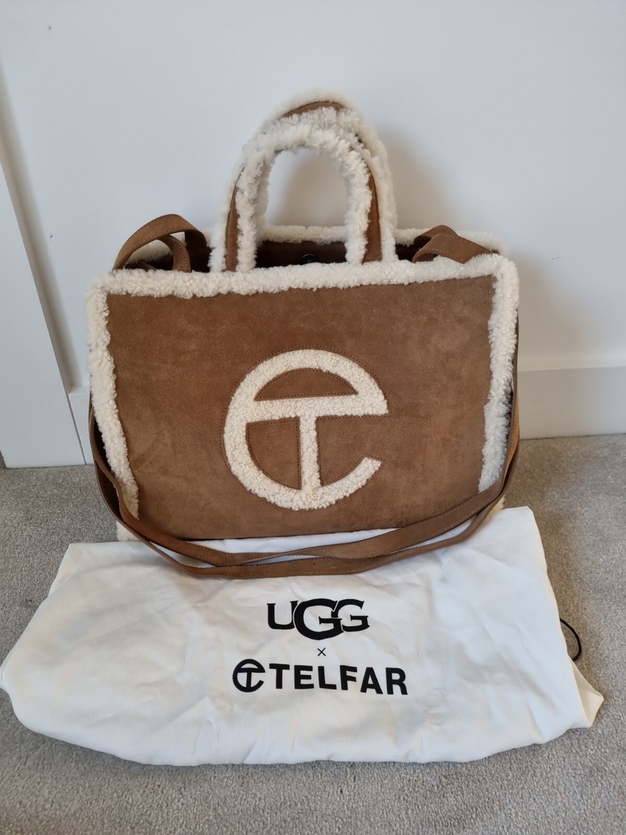 UGG x Telfar Medium Shearling Tote Bag Shopper from Selfridges