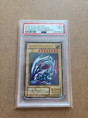 Yu-Gi-Oh 2000 Blue-Eyes White Dragon LB-01 PSA 9 Japanese LOB