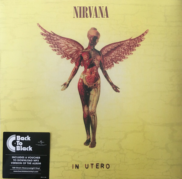 Nirvana : In Utero (180g Vinyl LP; 2015, Back To Black) New/Sealed