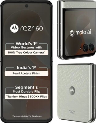 MOTOROLA Razr 60 PANTONE Lightest Sky, 256 GB 8 GB RAM Global