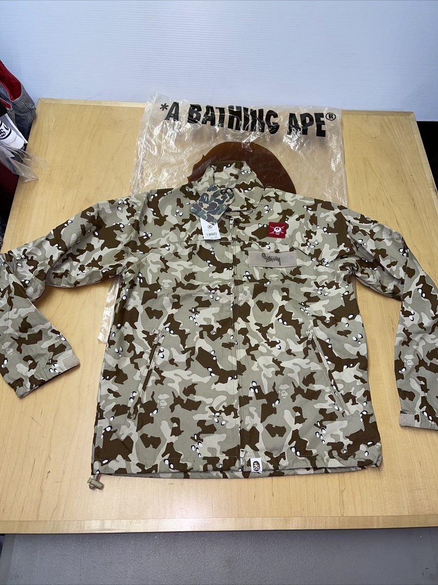 Stussy X Bape Desert Camo Jacket, Small | eBay