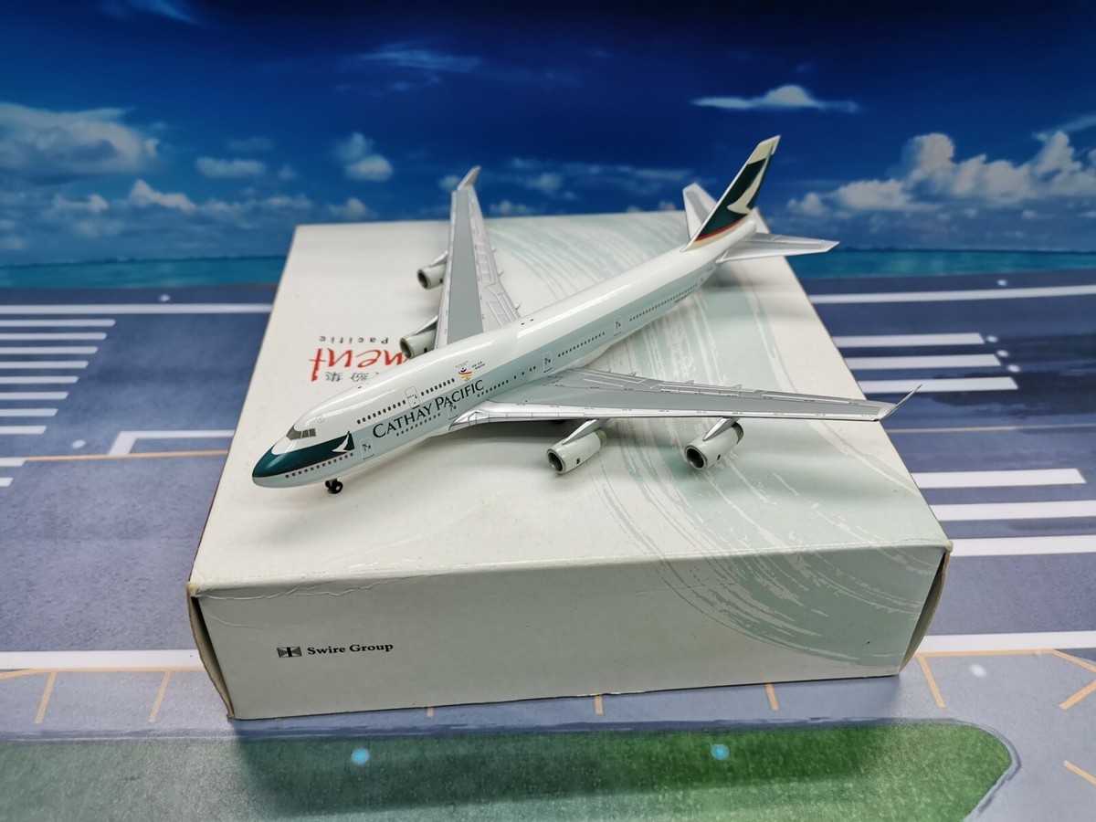 Hogan Cathay Pacific B747-400 B-HUI 'HK for sure' 1:400 | eBay