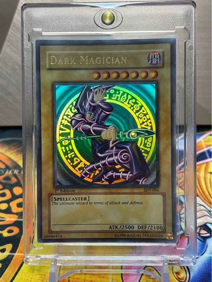 遊戯王 遊戯王 ブラック・マジシャン 英語 SDY 1st ウルトラ PSA9