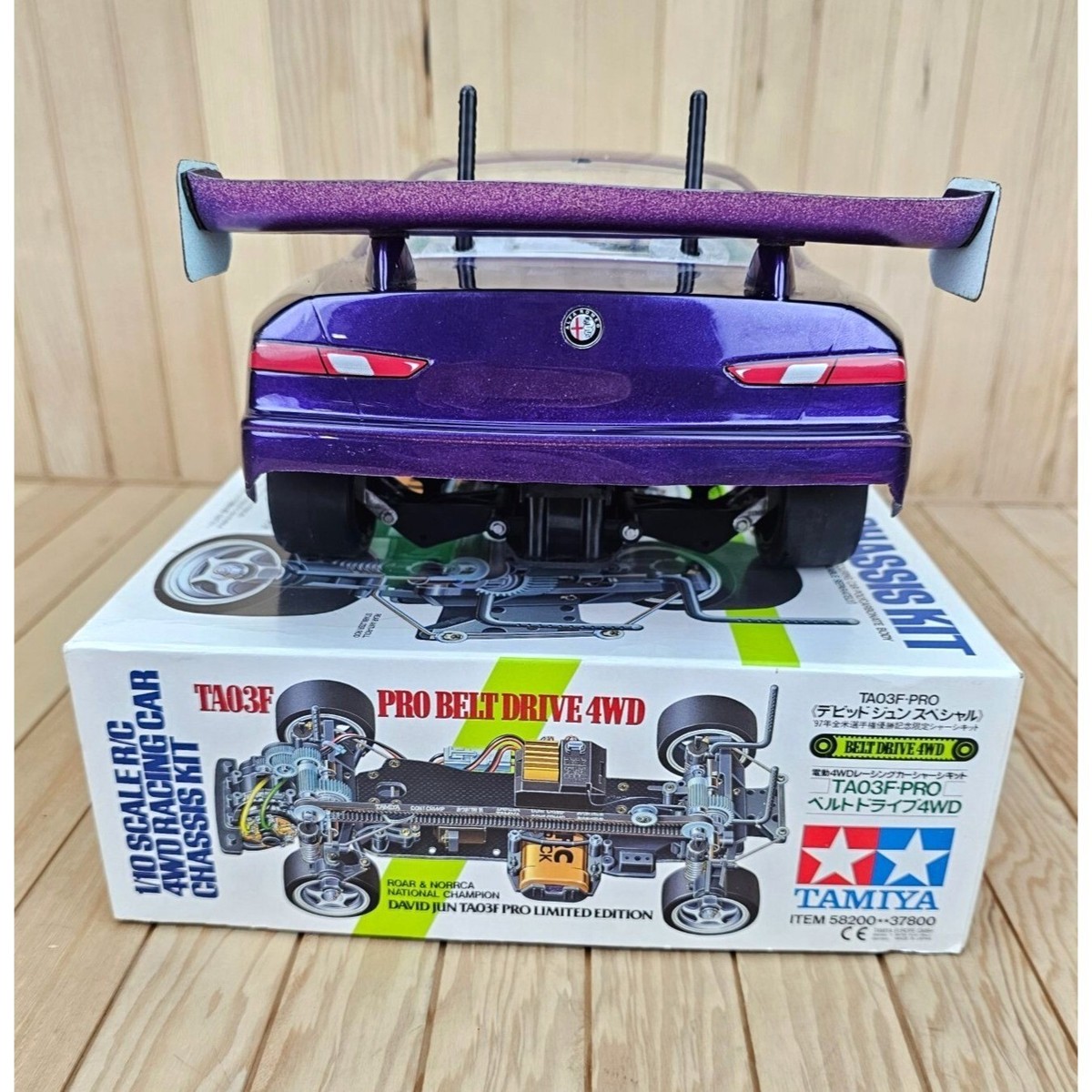 Rare Vintage Tamiya 1997 DAVID JUN TA03F-PRO Limited Edition 58200