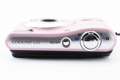 Nikon Coolpix L21 8MP digital camera Pink English Languege 90%NEW