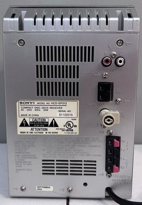 Vintage Sony CMT-EP313 Micro Hi-Fi System CD 2003 - Cassette Not