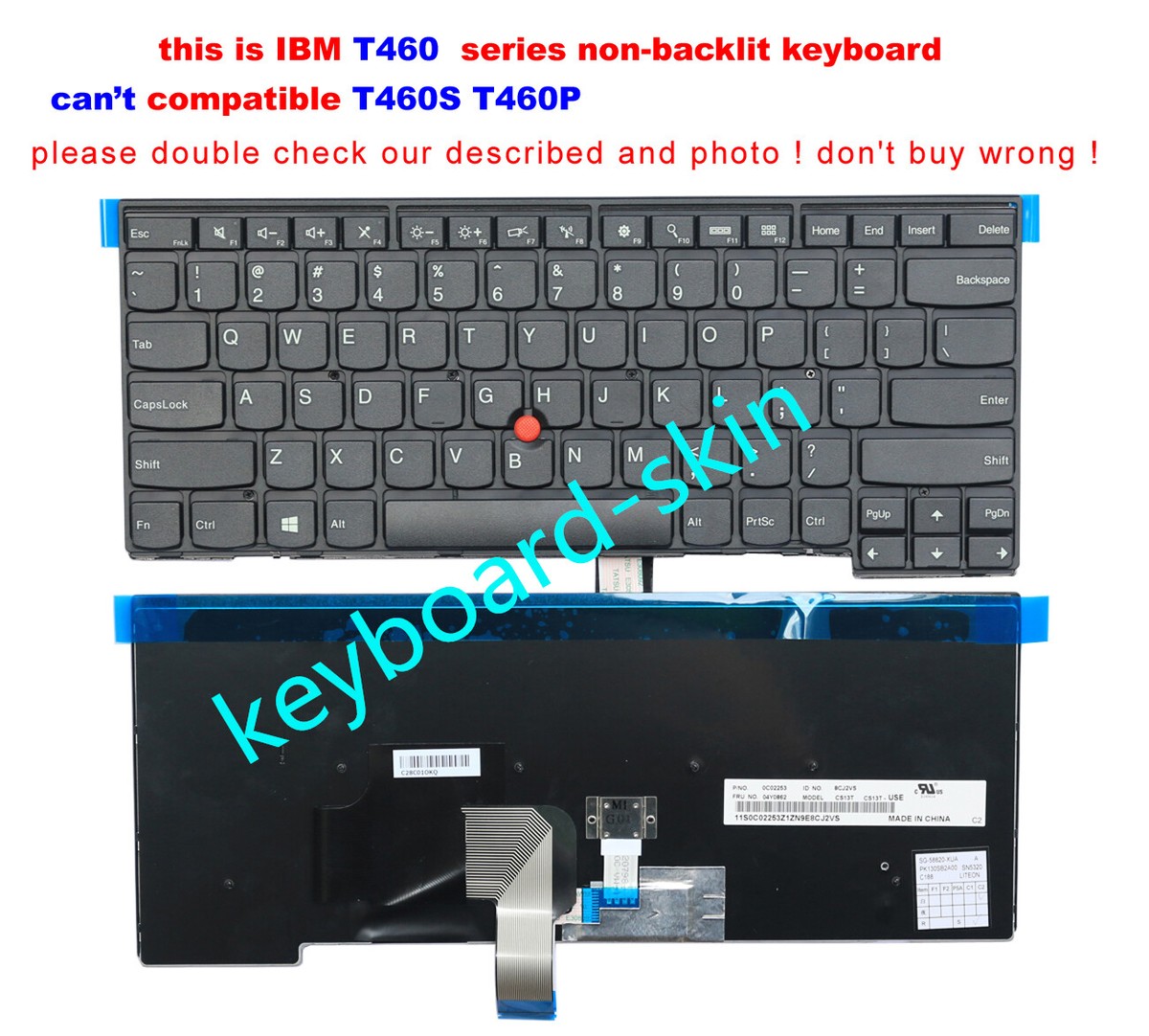 New for lenovo IBM Thinkpad T460 (Not compatible T460s T460P