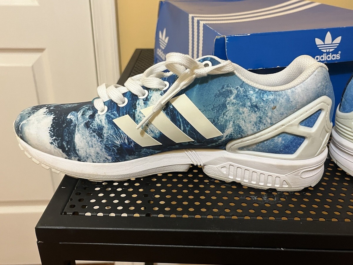 Size 10.5 - adidas Zx Flux Ocean - M19846 | eBay
