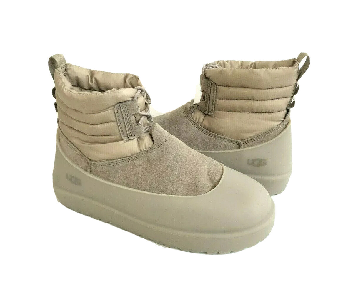 UGG ALL GENDER CLASSIC MINI LACE-UP WEATHER DUNE Boot MEN US 7