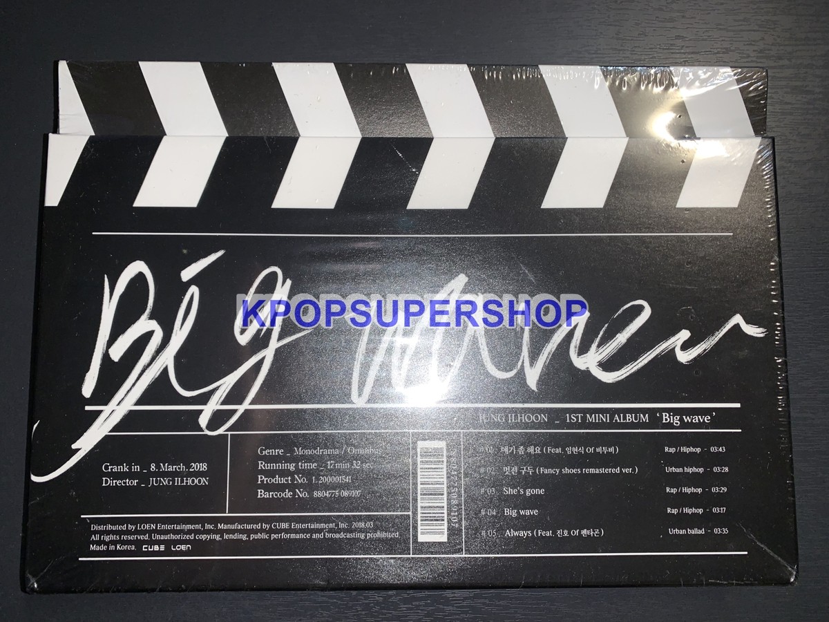 Jung Il Hoon 1st Mini Album Big Wave CD Photocard New Sealed Rare