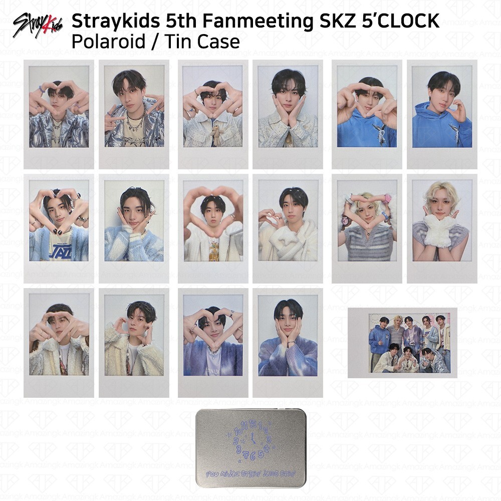 STRAY KIDS 5th Fanmeeting SKZ 5'CLOCK Official MD Tin Case