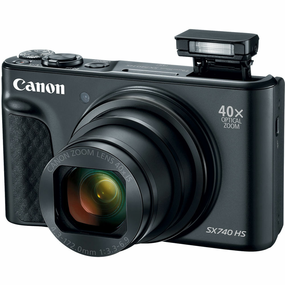 Canon PowerShot SX740 HS 20.3MP 4K Digital Camera 40x Optical Zoom