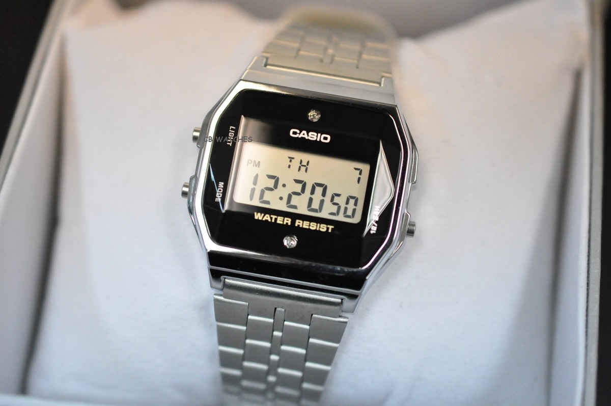 A159WAD-1 Casio Men's Diamond Series Watch Stainless Steel Glass