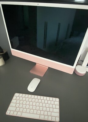 imac 24 m1 8gb 256gb Pink/red | eBay