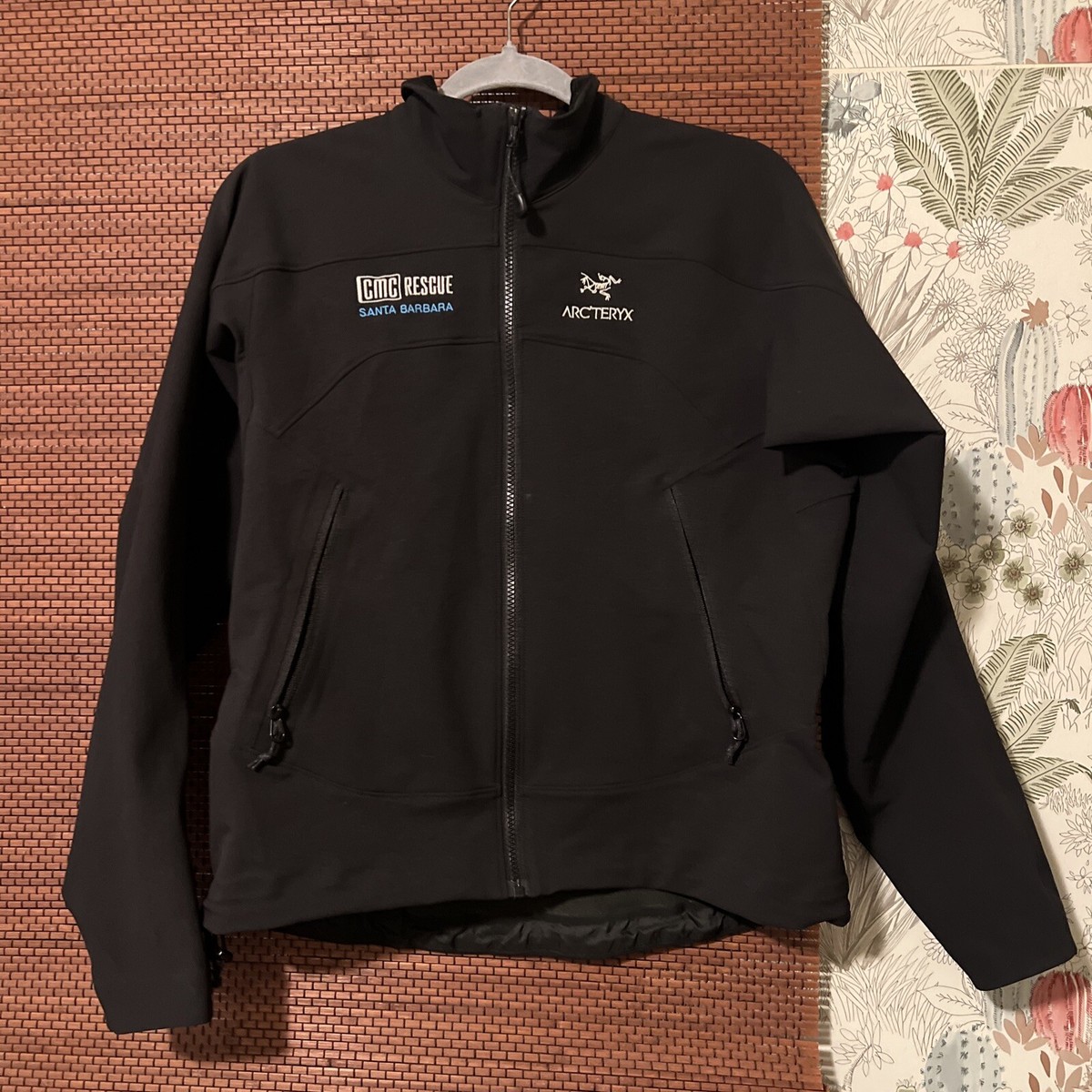 Arc'teryx CA34438 Soft-Shell Full-Zip Jacket Black Women's Medium