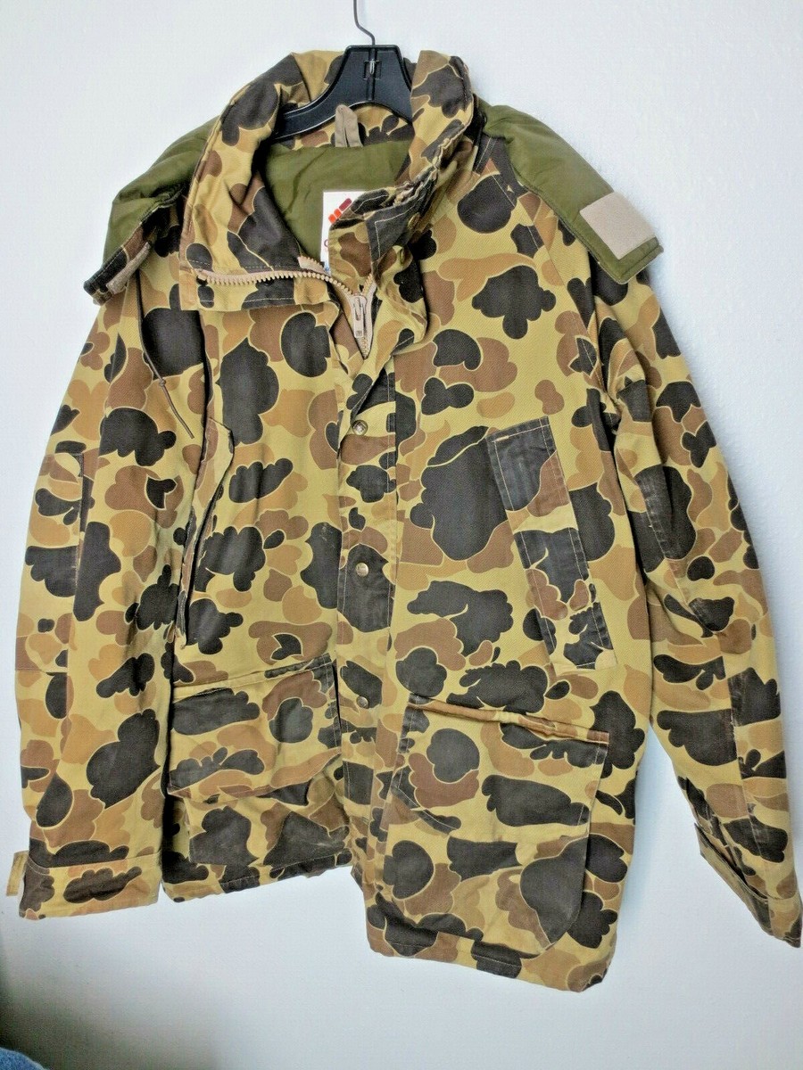Vintage 1980's Columbia Gore-Tex Duck Hunting Camo XL men USA made
