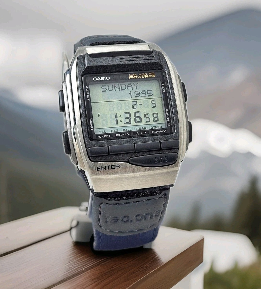 RARE VINTAGE CASIO DATABANK BIZX HBX-100 PC UNITE MEN'S WATCH NEW