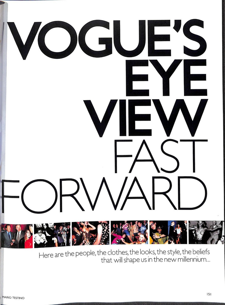 British Vogue Special Millennium Issue A Century Of Style