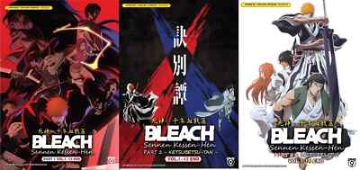 Bleach: TYBW 3 In 1 (Part 1-3) Complete Collector Set Anime DVD