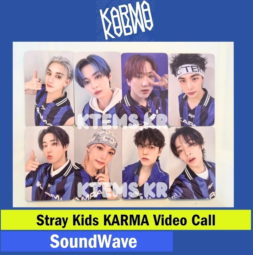 on hand] Stray Kids KARMA soundwave video call event photocard vc