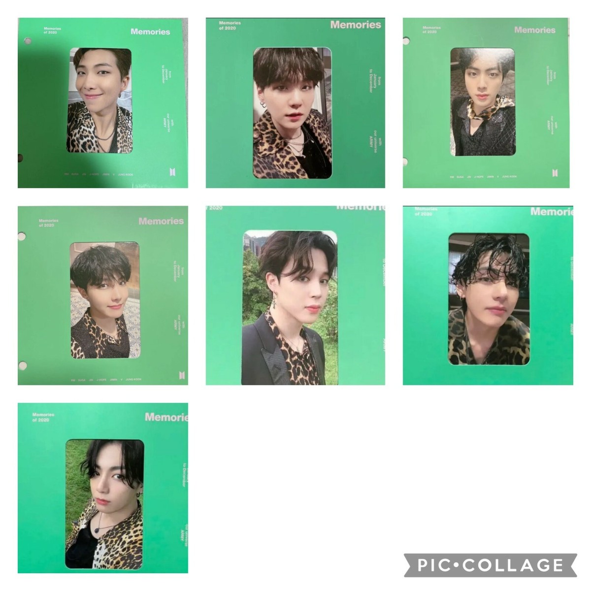 BTS photocard Memories 2020 Blu-ray Official Bang tang | eBay