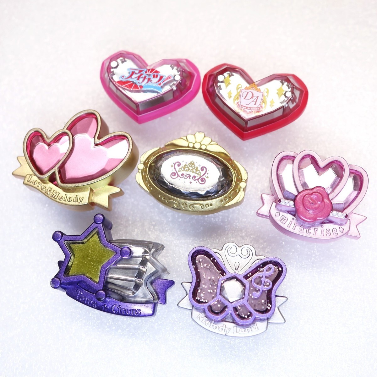 Tamagotchi P's Pierce Tama Deco Aikatsu Royal Change Lovemelo