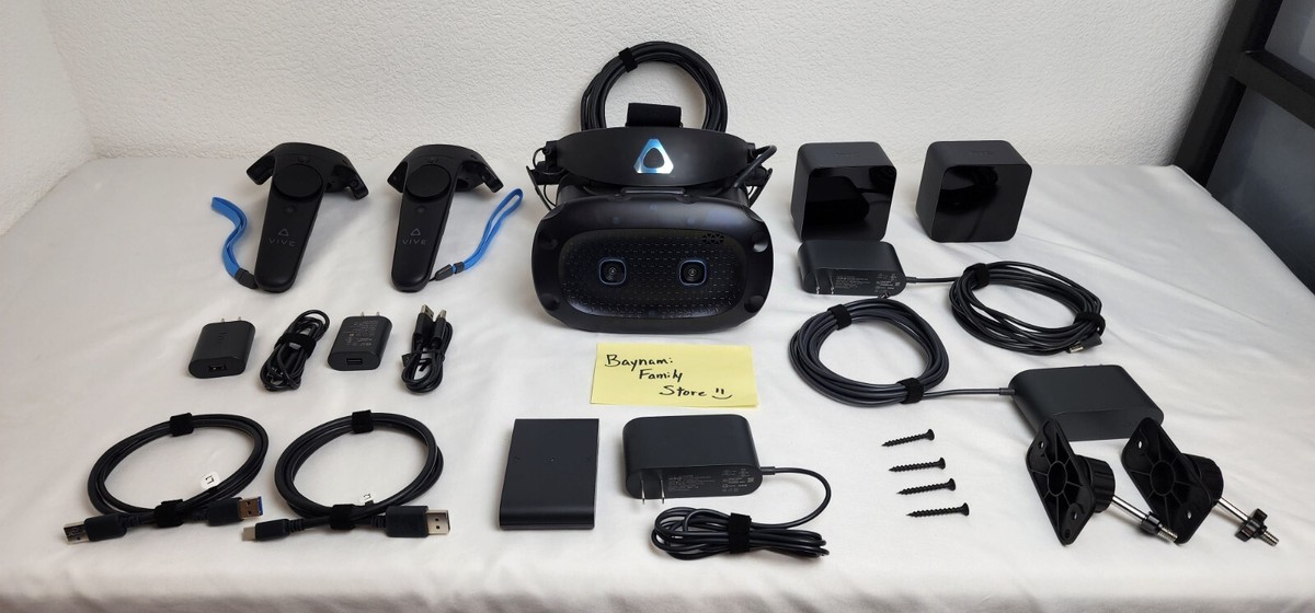 HTC Vive Cosmos Elite VR Headset Kit Full Set Complete System