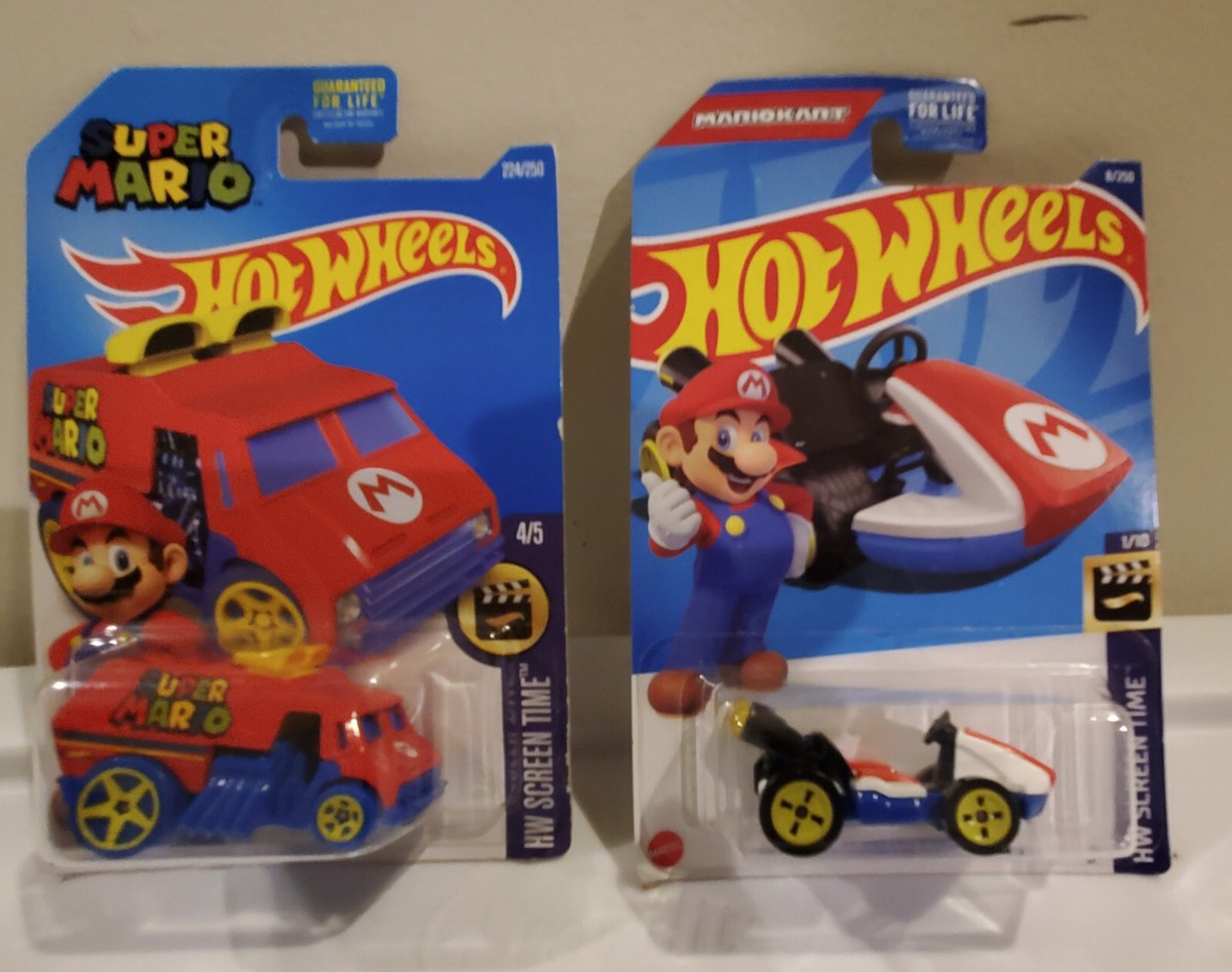 Super Mario Bros screen time Hot Wheel - Mario Kart | eBay