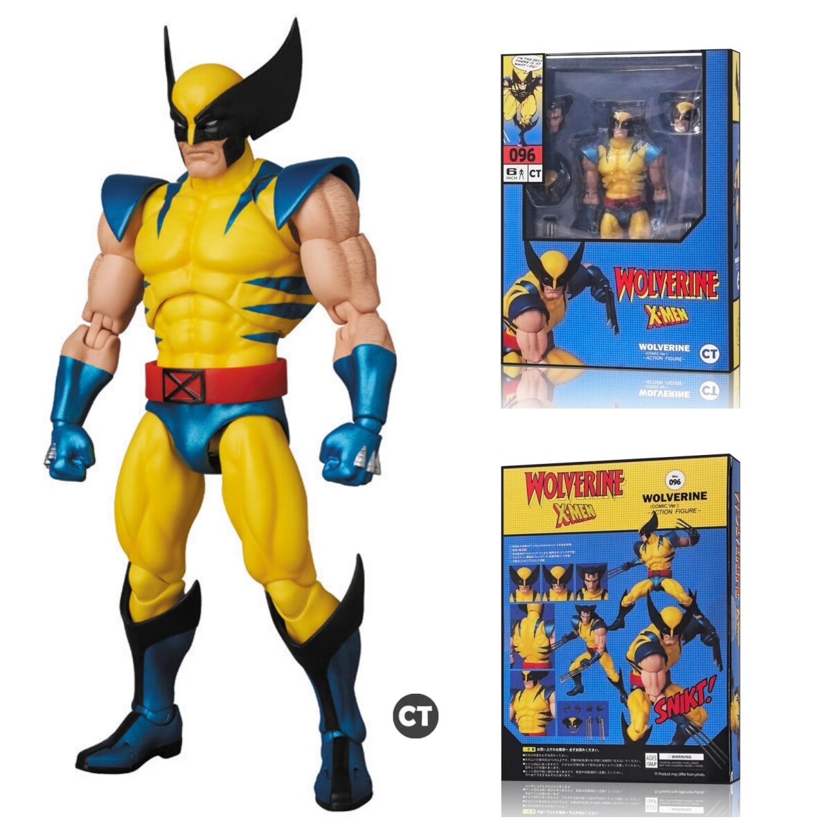 In Stock MAFEX No.096 Wolverine Comic Ver. X-MEN 6in Action Figure