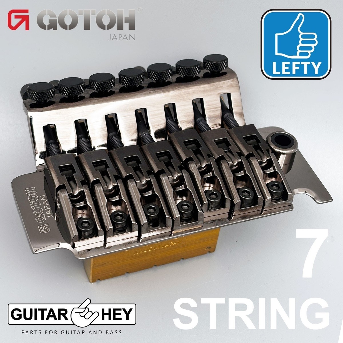 NEW Gotoh GE1996T-7 String Floyd Rose LEFTY Tremolo Bridge - 33mm