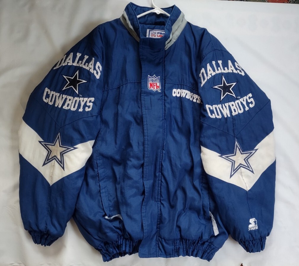 VINTAGE STARTER PRO LINE DALLAS COWBOYS FULL ZIPP WINTER JACKET