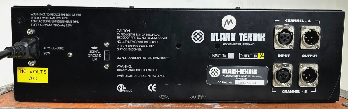 Klark -Teknik DN360 Graphic Equalizer W/Case (One) | eBay