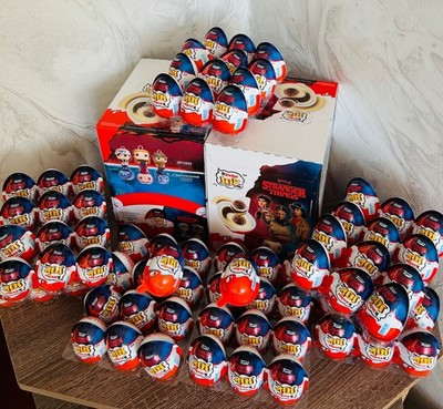 SET 6 X Kinder Joy Stranger Things Funko Mini Figures – Rare