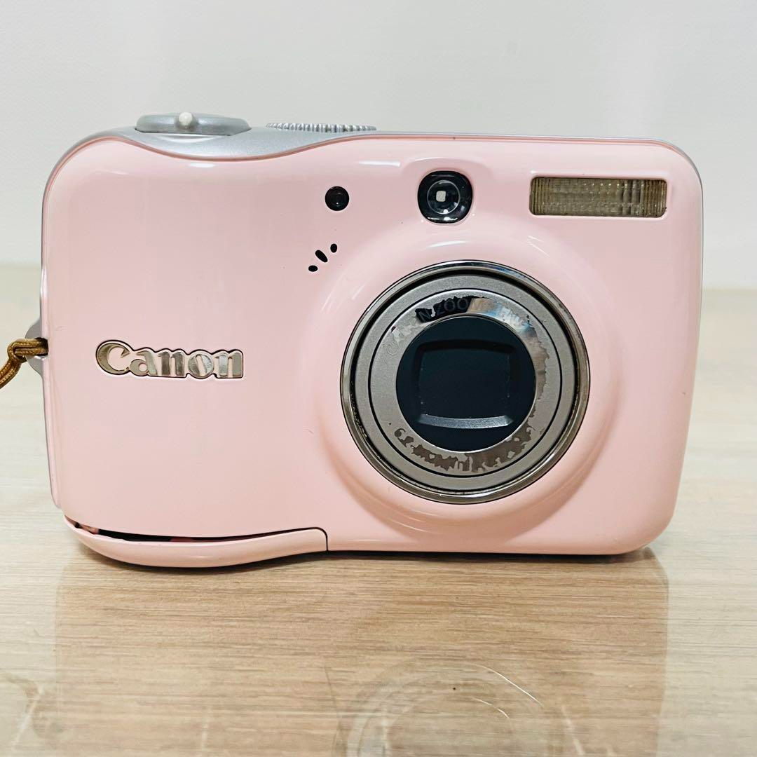 Canon PowerShot E1 Pink Digital Camera 10MP Retro Compact Tested