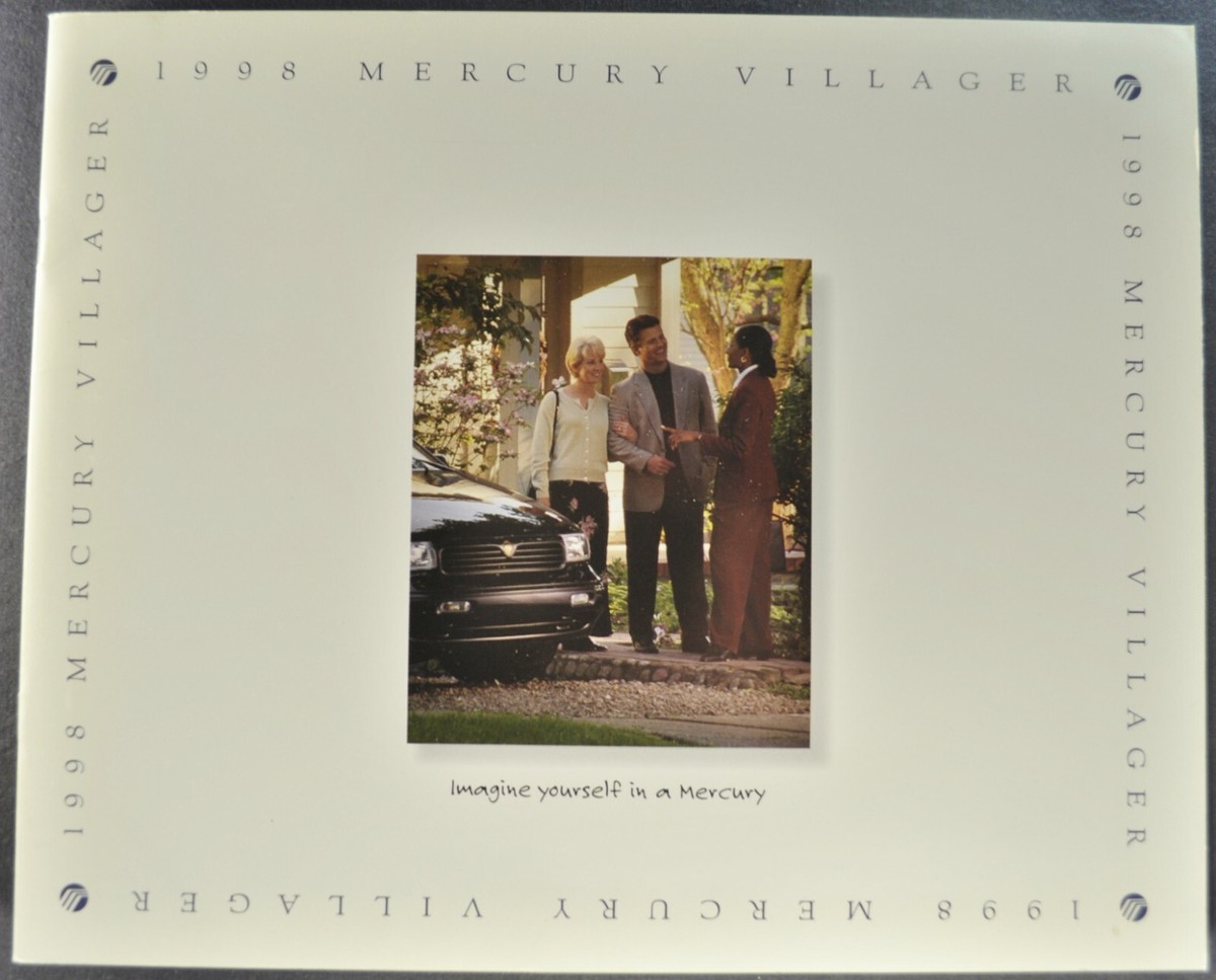 1998 Mercury Villager Catalog Brochure GS LS Nautica Minivan