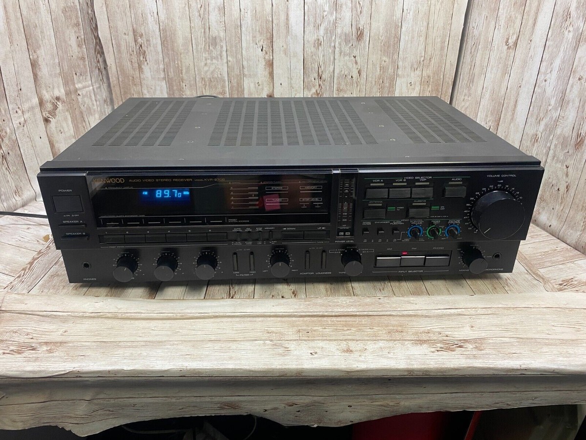 Vintage KENWOOD AV RECEIVER KVR-970B - Tested | eBay