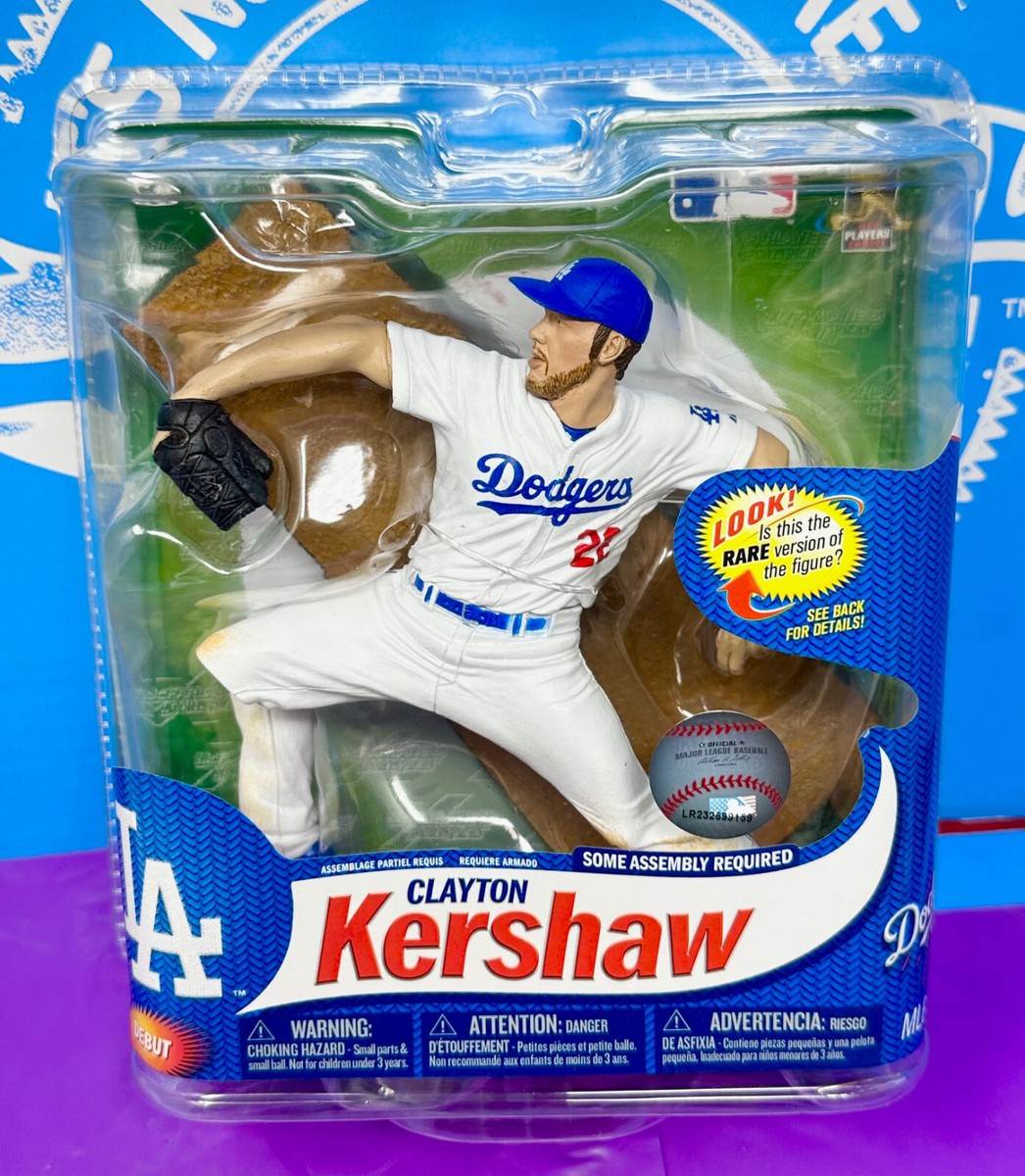 McFarlane MLB 31 Clayton Kershaw LA Dodgers White Jersey Debut RC