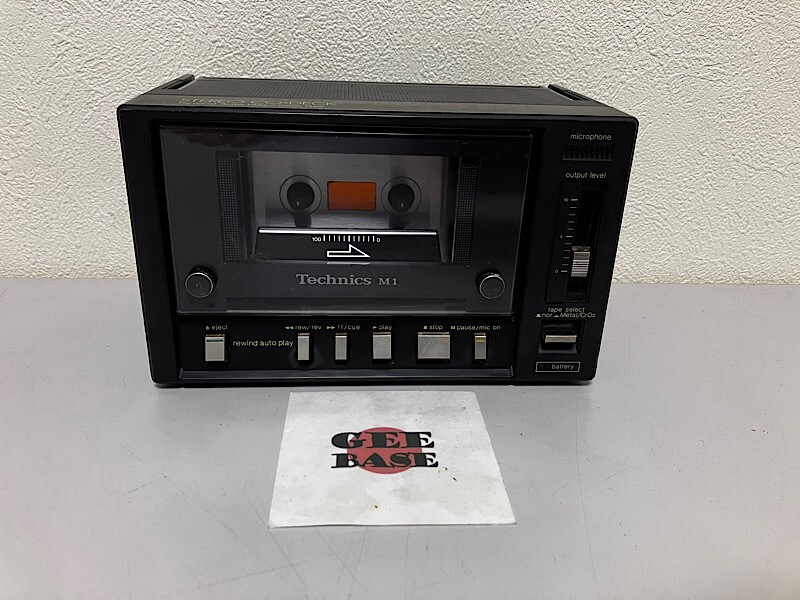Technics RS-M1 Portable Stereo Cassette Deck | Handheld | Tested