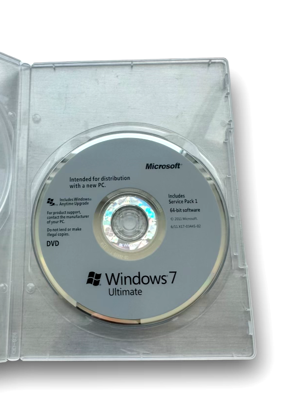 Microsoft Windows 7 Ultimate 32-bit DVD w/ Product Key Not for Mac