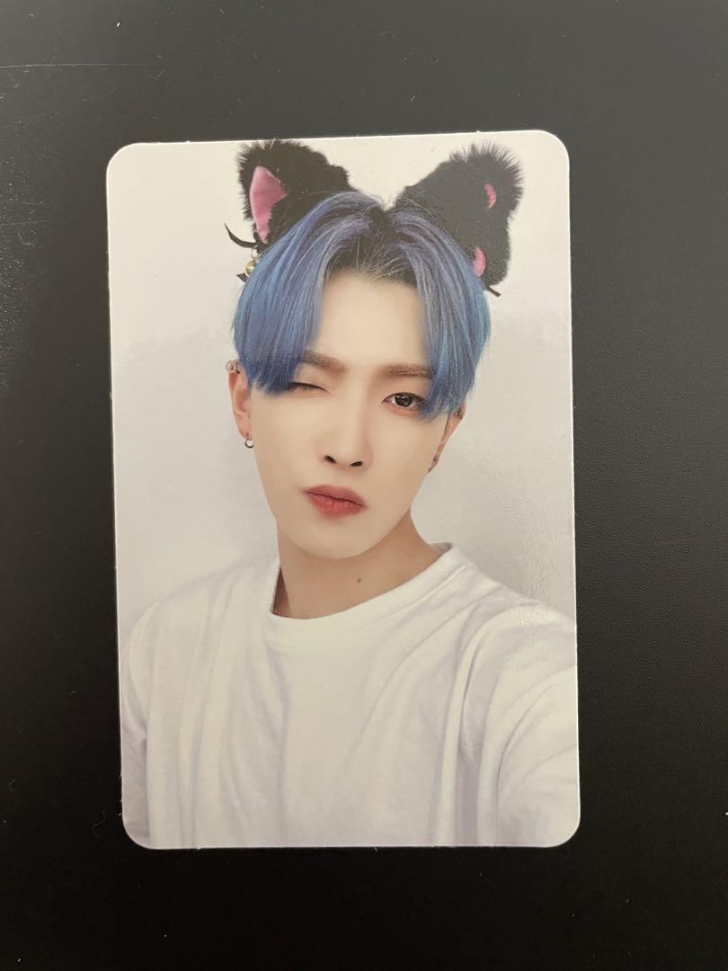 ATEEZ HONGJOONG OUTLAW MAKESTAR Lucky Draw Photo Card Cat Ear | eBay