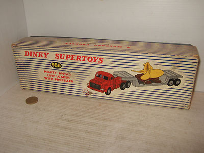 Rare Dinky Supertoys 986 Mighty Antar Low Loader + Propeller Load